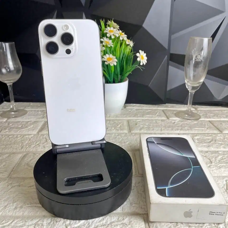 iPhone 16 Pro 128GB Garansi Ex Resmi iBox Battery 91% Face ID OFF
