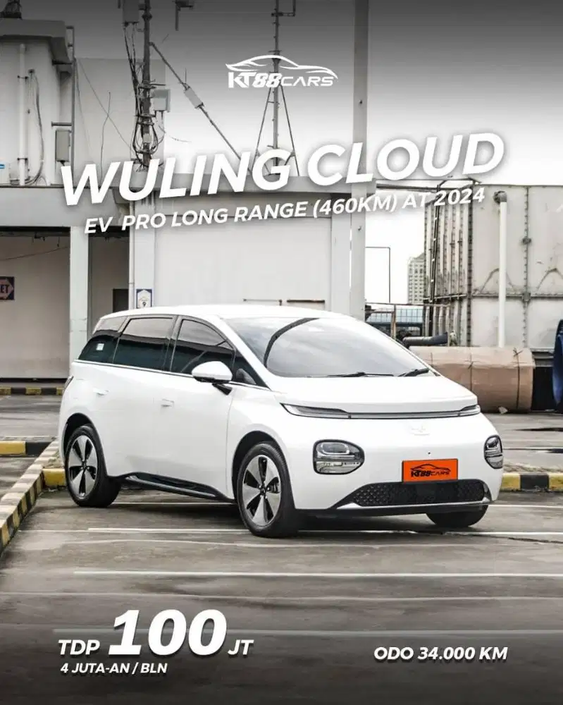 Wuling Cloud EV Pro Long Range AT Tahun 2024 Km 34 Rb Record