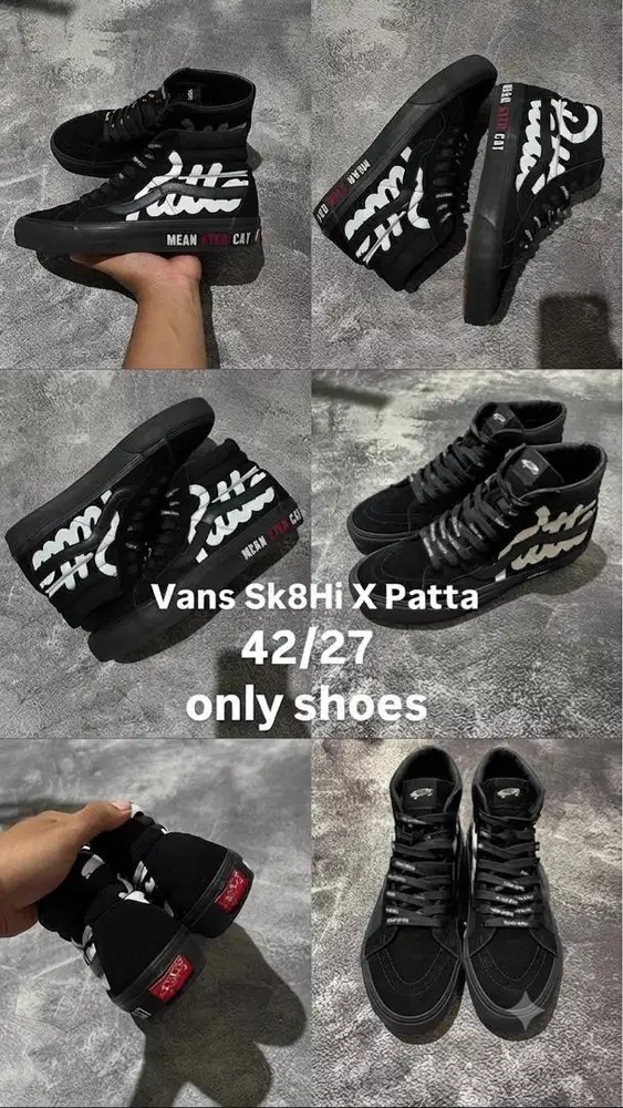 sepatu vans x patta