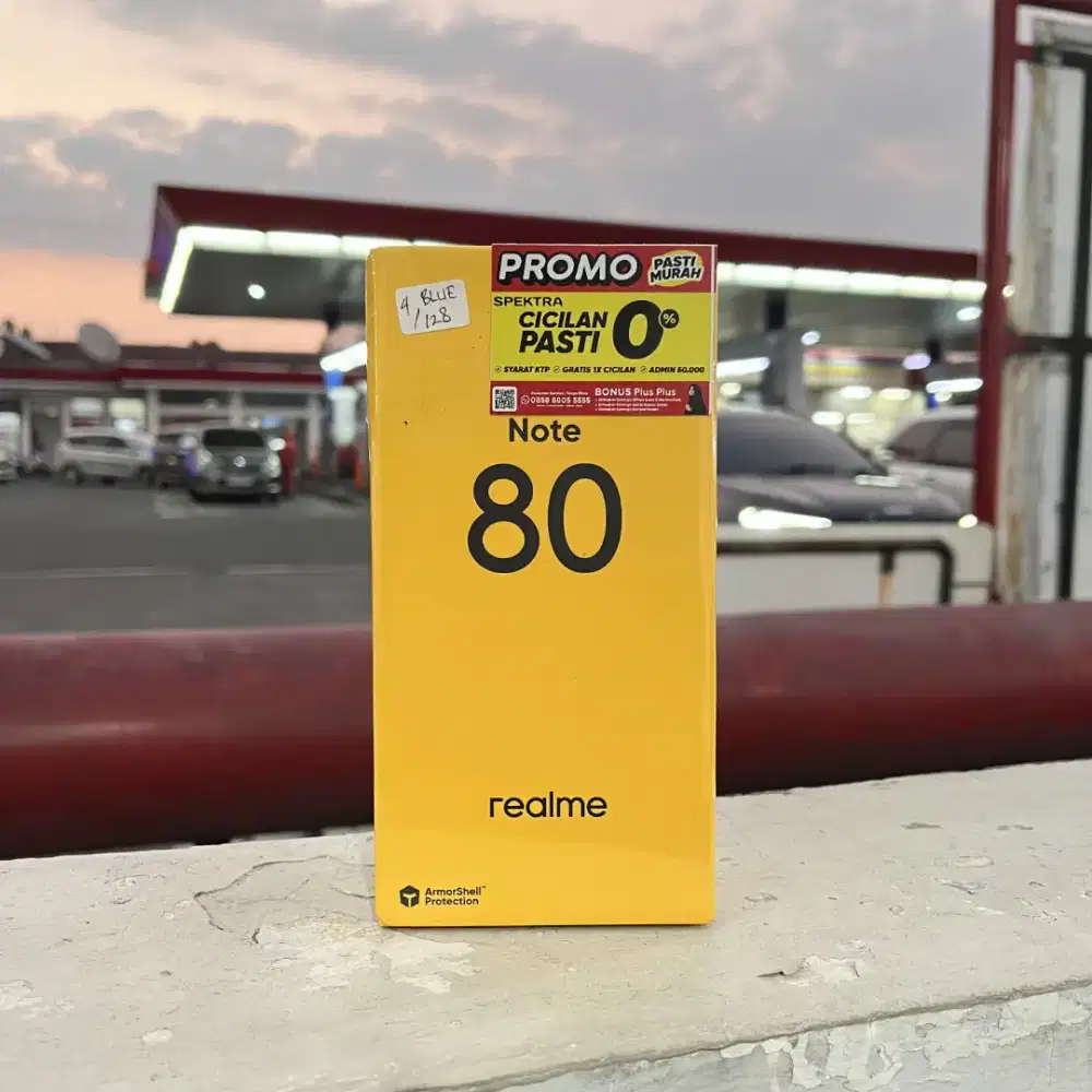 Realme Note 80 Hp sejutaan, Baterai Besar 6300mah & Tahan Banting