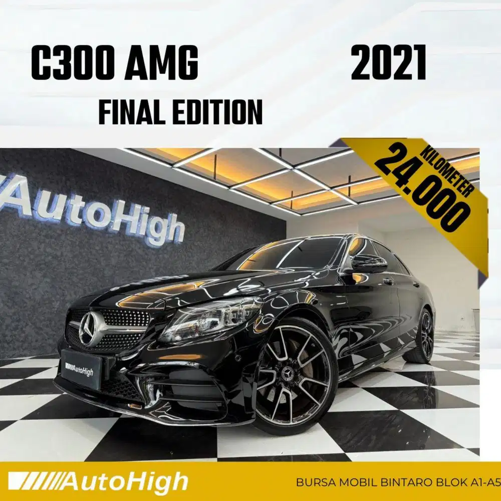 DP10% [Km24.000] C300 AMG 2021 Black Reg 2020 #AUTOHIGH