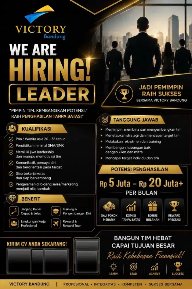 LOWONGAN PEKERJAAN MARKETING