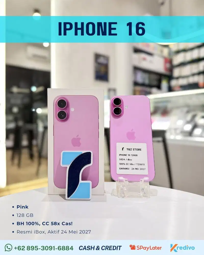 IPHONE 16 128GB - PINK
