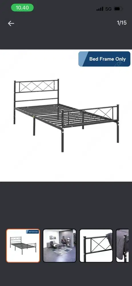 Tempat tidur ukuran 100x200