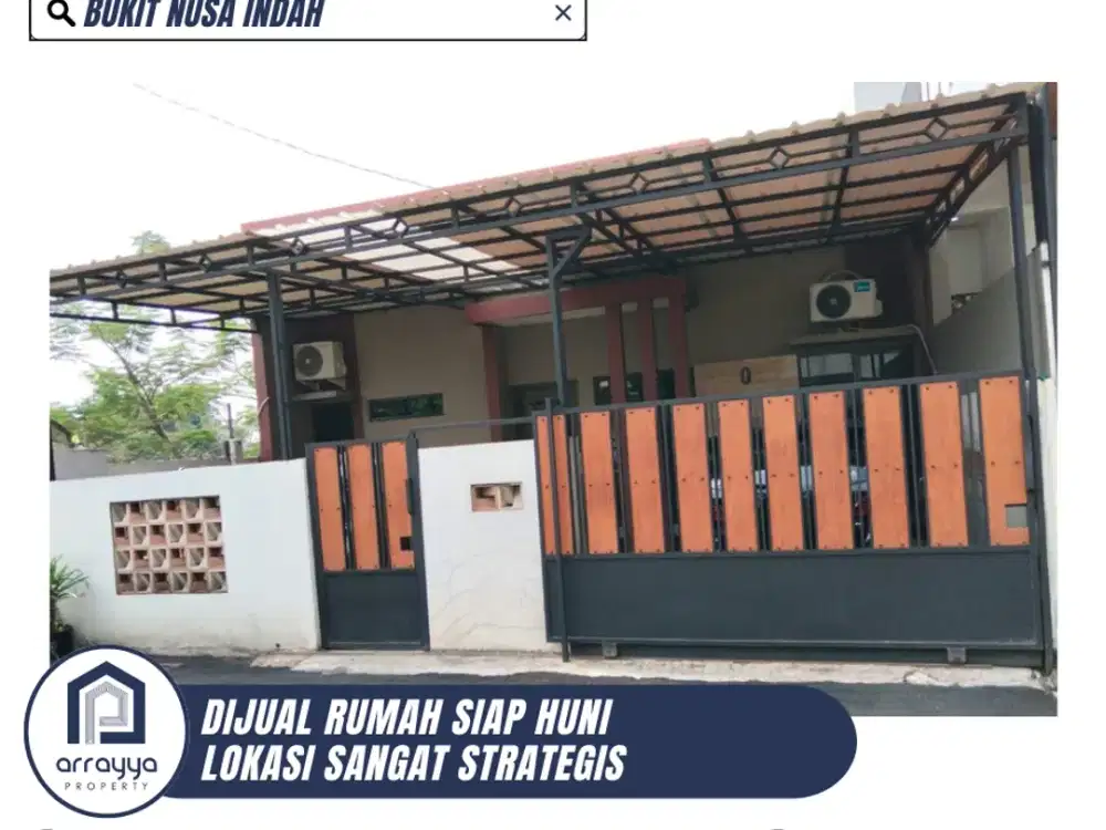 DIJUAL RUMAH SIAP HUNI BUKIT NUSA INDAH (AR91)