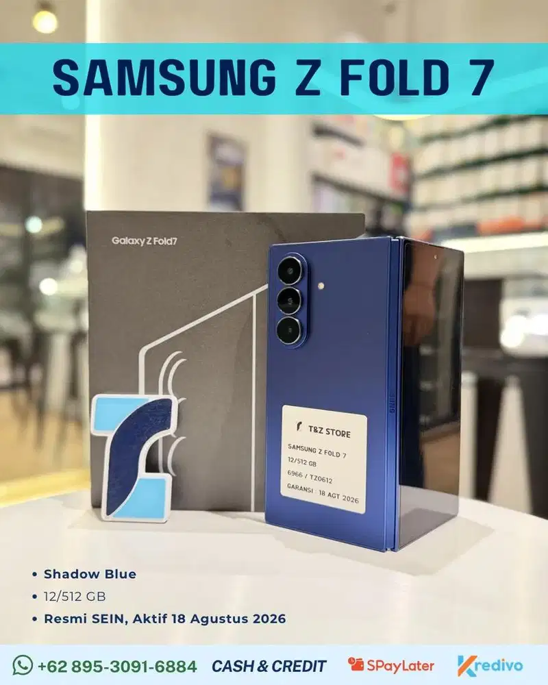 SAMSUNG Z FOLD 7 12/512GB - BLUE