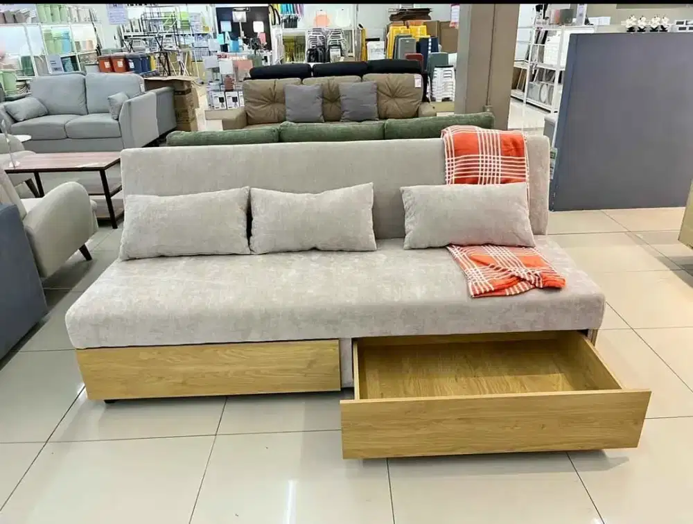TERLARIS SOFA BED MEALOVA MURAH MINIMALIS