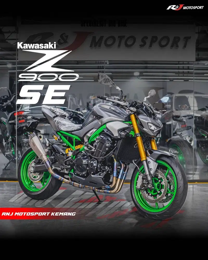 Kawasaki Z900 SE Nik 2026 Odo 44 an Km Warna Hijau Knalpot Prospeed
