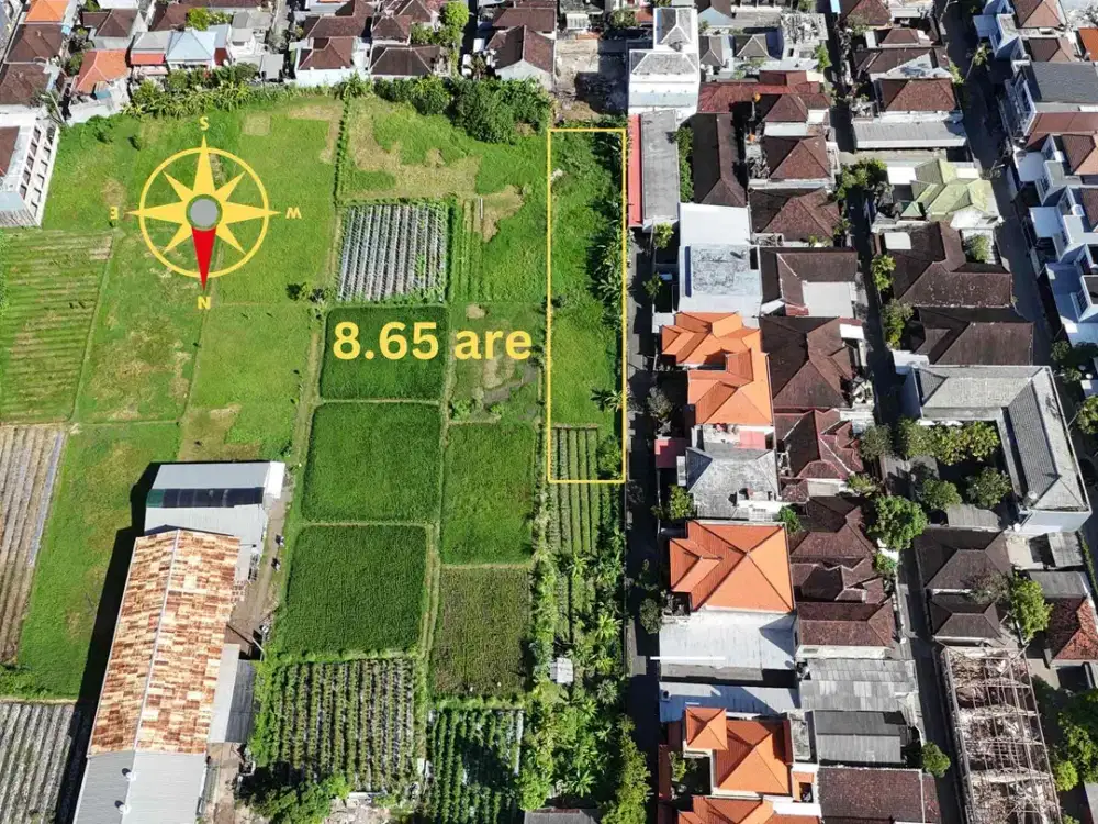 Tanah Strategis sangat murah di renon denpasar bali