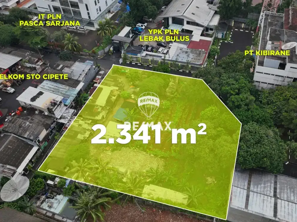 DIJUAL TANAH STRATEGIS DI DAERAH LEBAK BULUS JAKARTA SELATAN