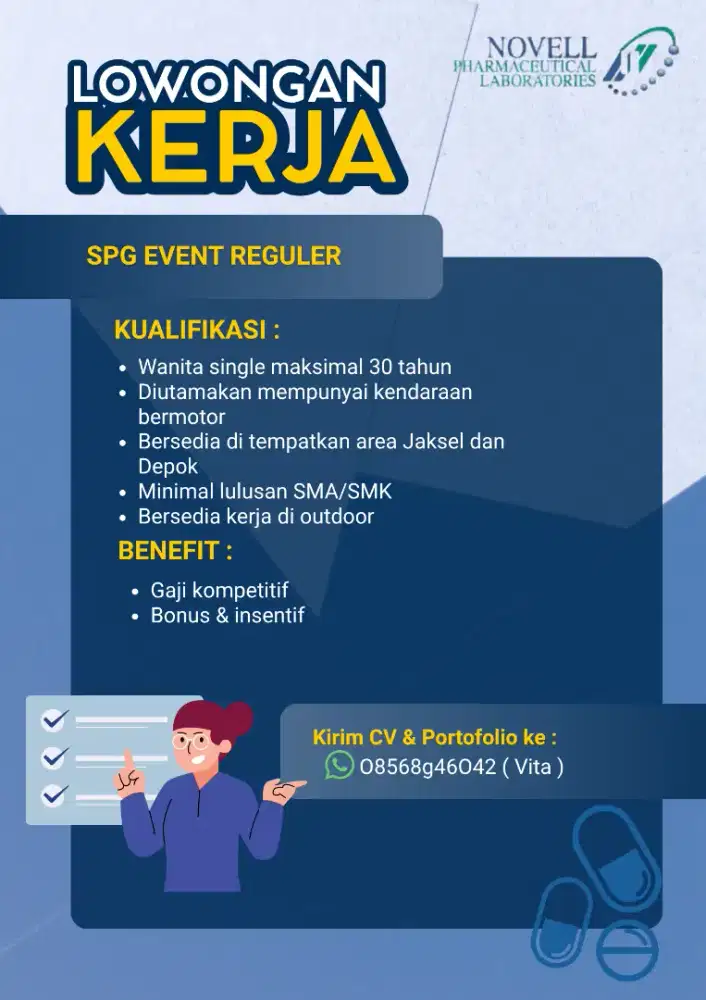 SPG EVENT REGULER, BUTUH SECEPATNYA