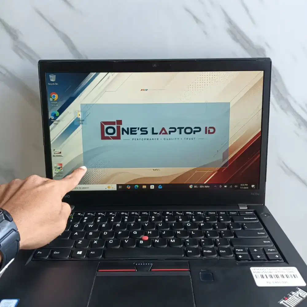 LENOVO THINKPAD T470S I7-7600U RAM 8GB SSD 256GB