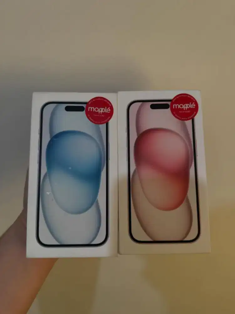 iPhone 15 128 Pink, Biru, Hitam