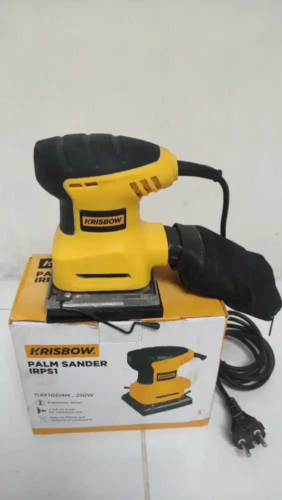 Mesin Amplas Krisbow Palm Sander IRPS1 - 210W