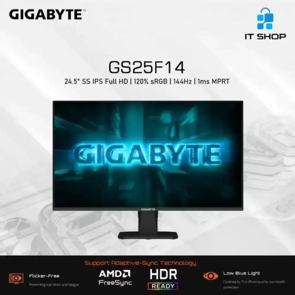 Monitor Gigabyte GS25F14 24 Inch 144 Hz IPS FullHD