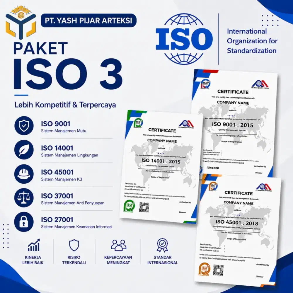 Jasa Pembuatan SBU & SKK & ISO Seluruh Indonesia