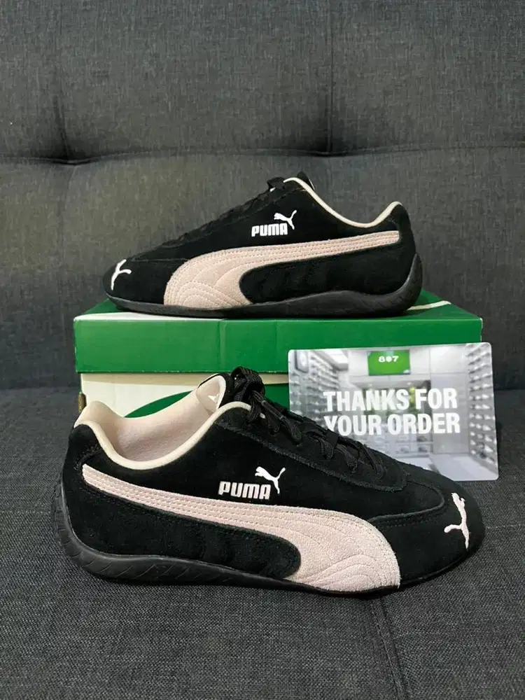 Puma Speedcat OG Black Pink Size 38 Likenew