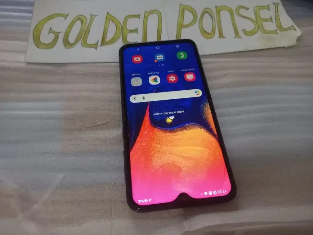 Samsung A10 ORI.Mulus 32Gb/Ram2Gb-Golden Ponsel