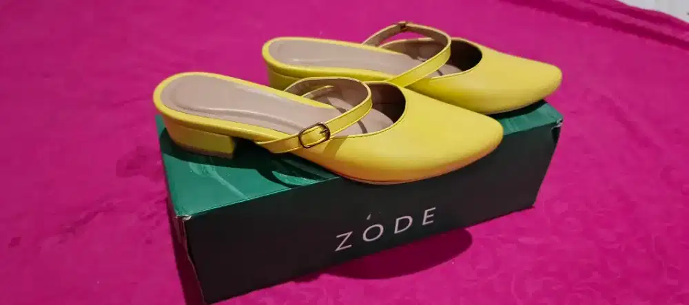 sendal wanita zode warna kuning no 39
