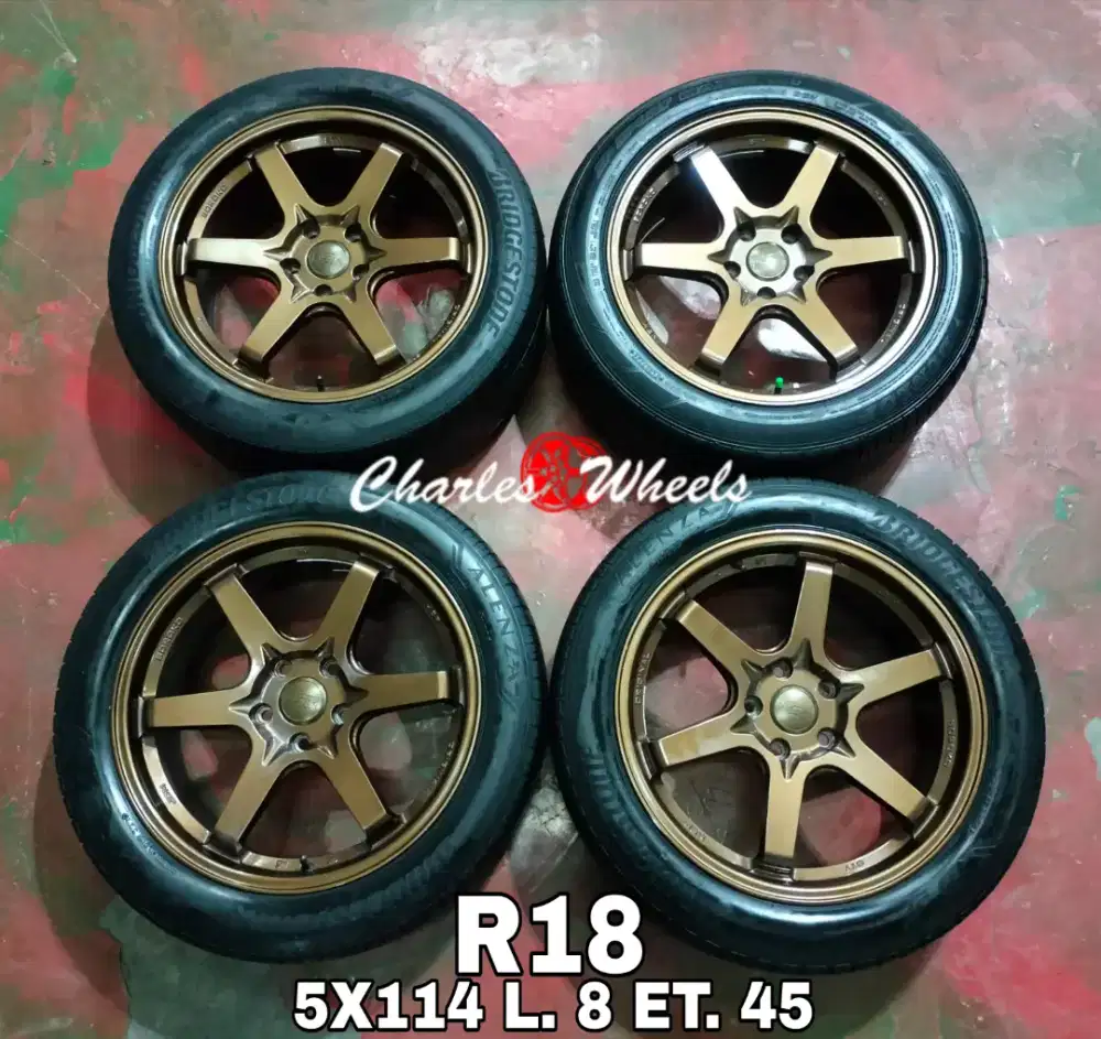 VELG TE37 RING 18 ORIGINAL HSR