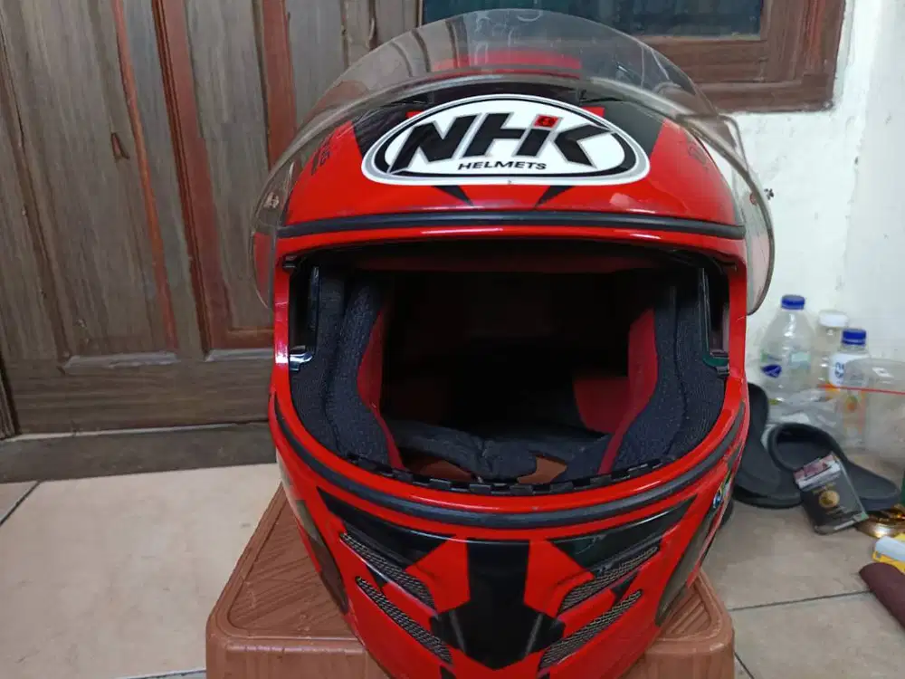 NHK fullface Terminator v2 double visor