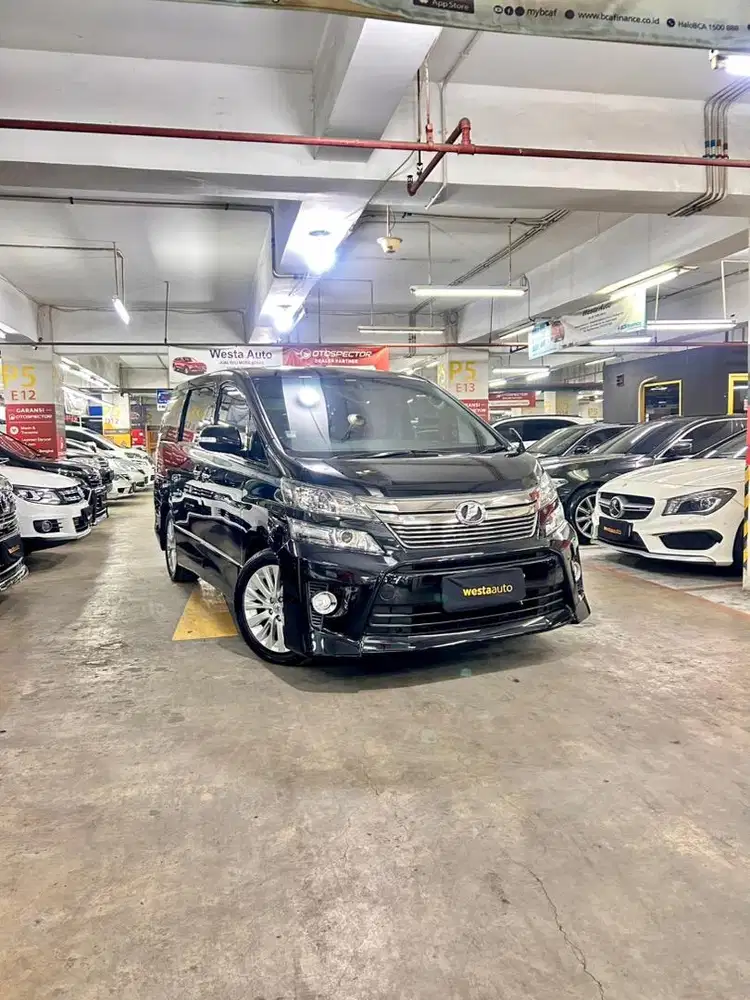 KM 77rb Toyota Vellfire 2.4 ZG AT 2013 Antik 2014 Alphard