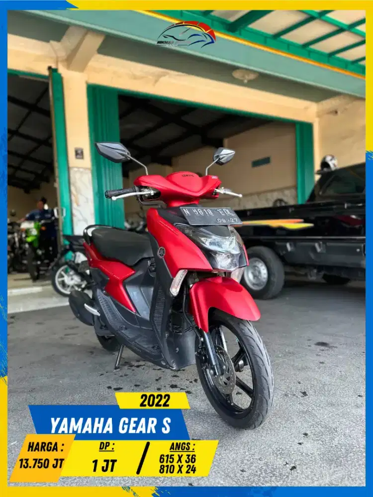 YAMAHA GEAR S 2022 BEKAS BERKUALITAS HIKMAH MOTOR KEPUH MALANG