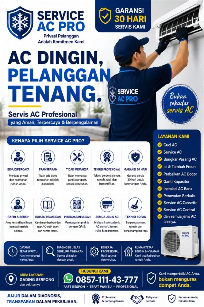 Servis AC Pro Jakarta Tangerang