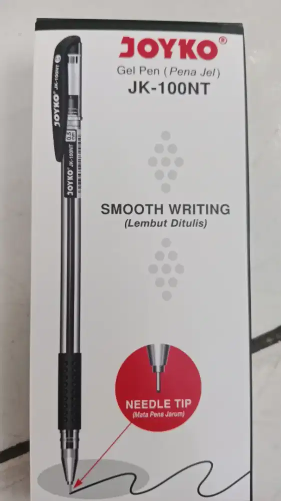 Pulpen merk joyko, standard, merek lain juga ada harga murah per pack