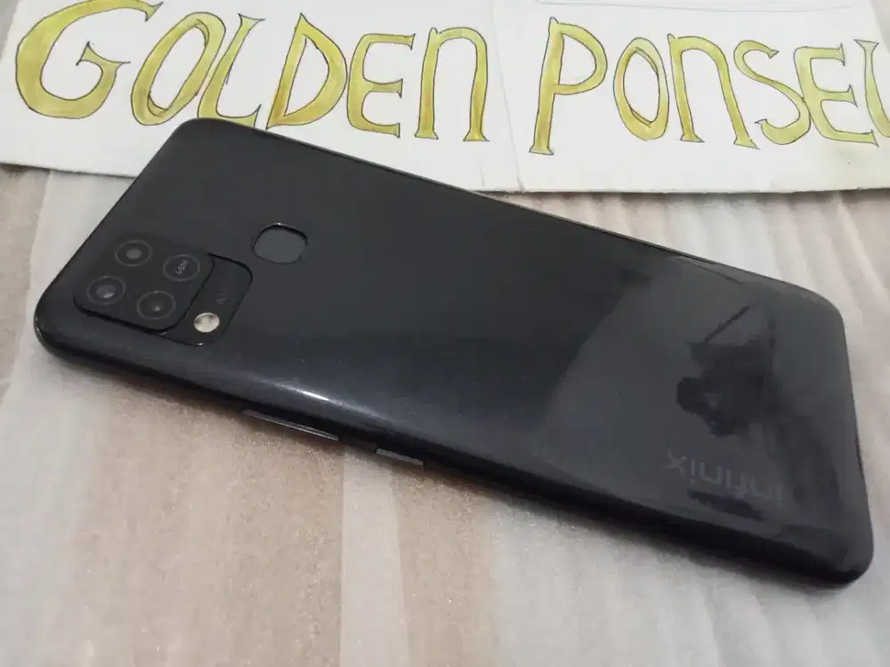 Hot 10S Perfect 128Gb/Ram6Gb-Golden Ponsel