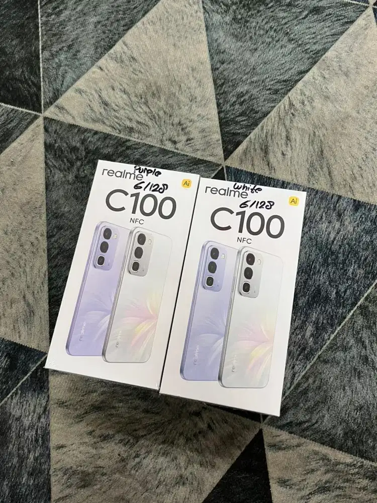 Realme C100 6/128 New garansi resmi