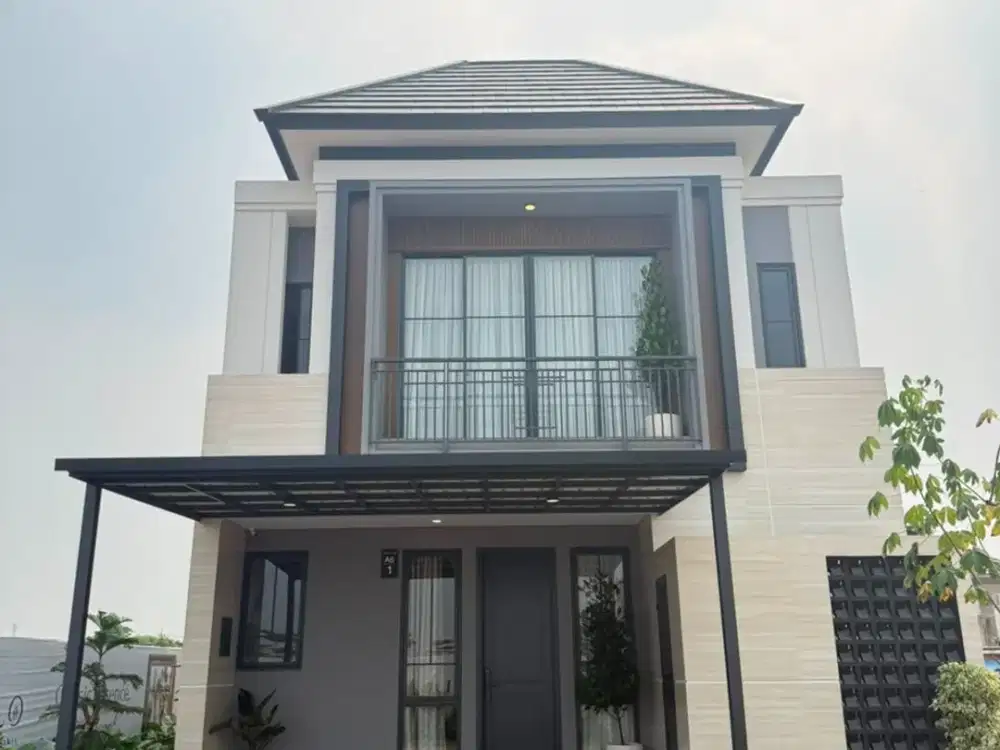 Hunian 2 Lantai dengan Ceiling Tinggi di Terravia Tahap 3