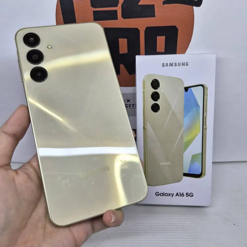 Samsung A16 5G Gold 8/256GB Fullset Mulus No Minus