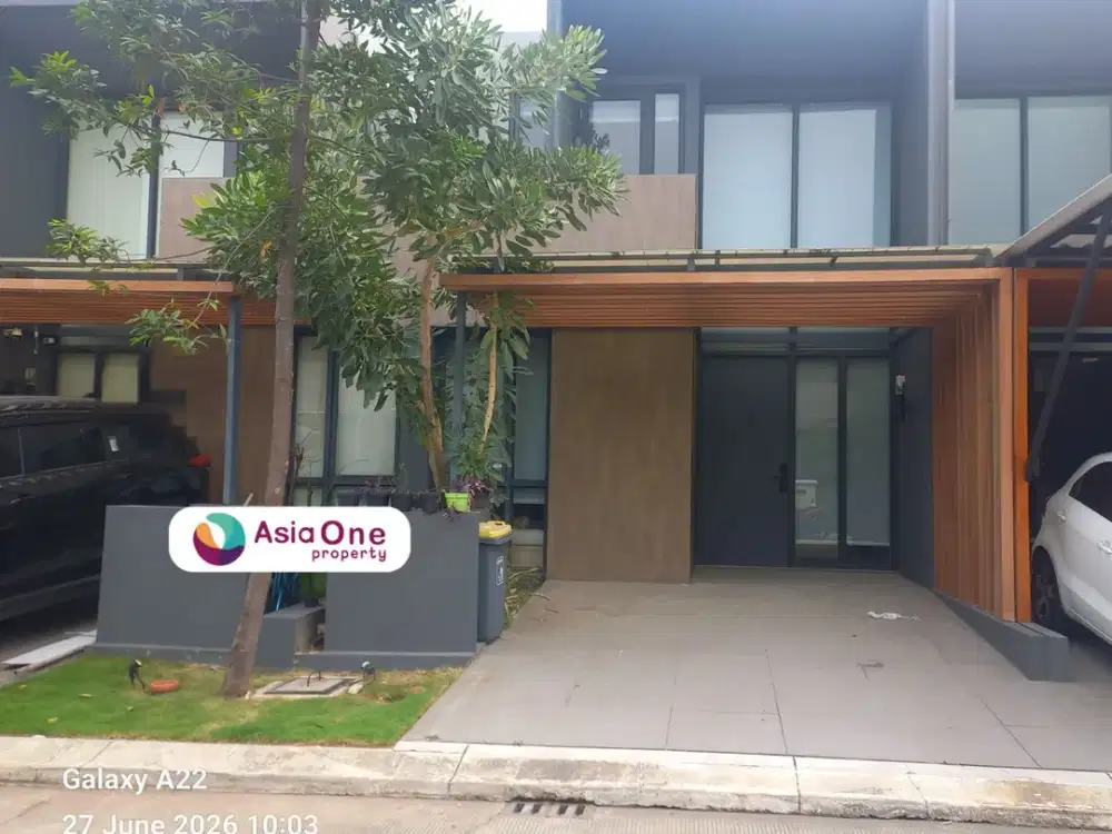 DIJUAL RUMAH 1½ LANTAI FULL FURNISHED – CLUSTER MANHATTAN, GRAND DUTA CITY