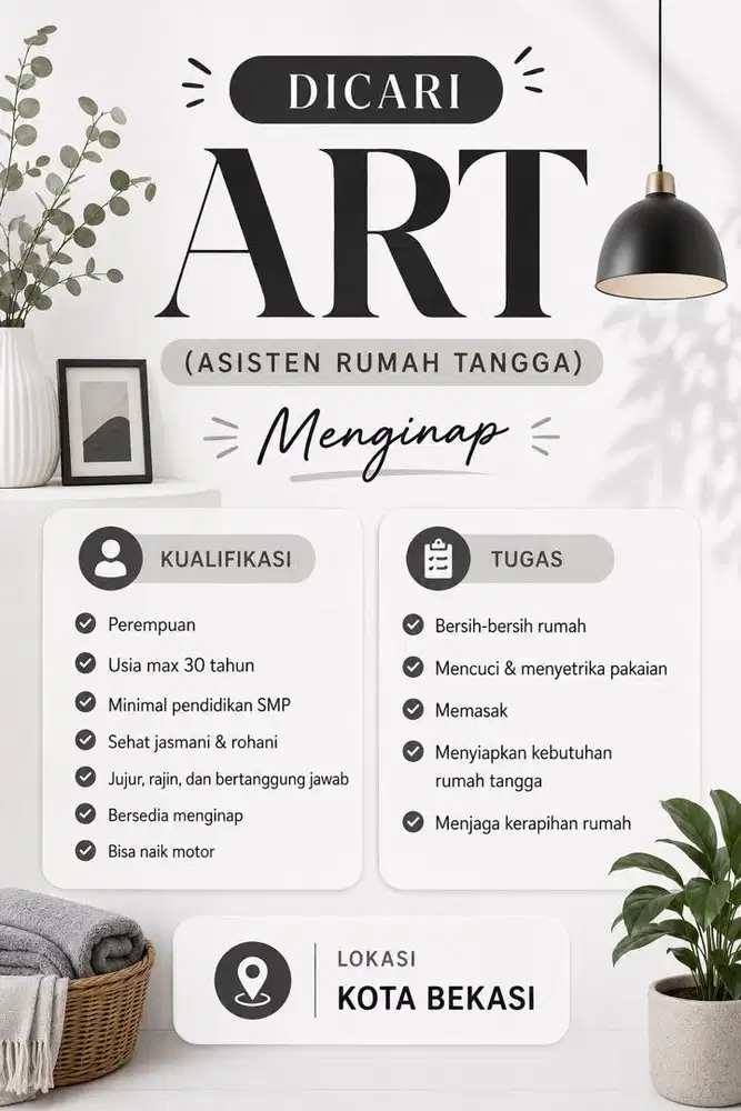 Mencari ART yang jujur, bertanggung jawab