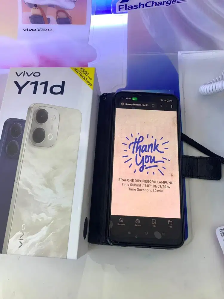 VIVO Y11d 4/128GB I PEMBAYARAN BISA CREDIT SYARAT CUKUP KTP AJA GUYSS