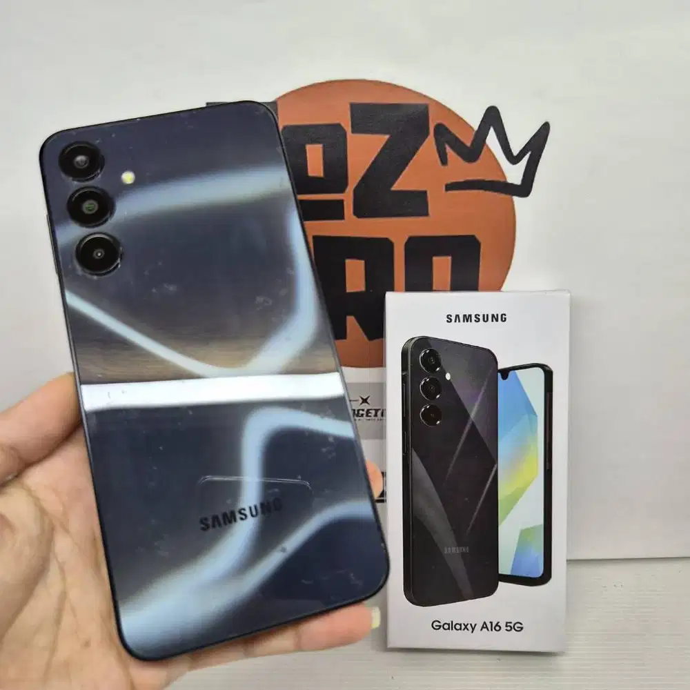 Samsung A16 5G Blue Black 8/256GB Fullset Mulus No Minus