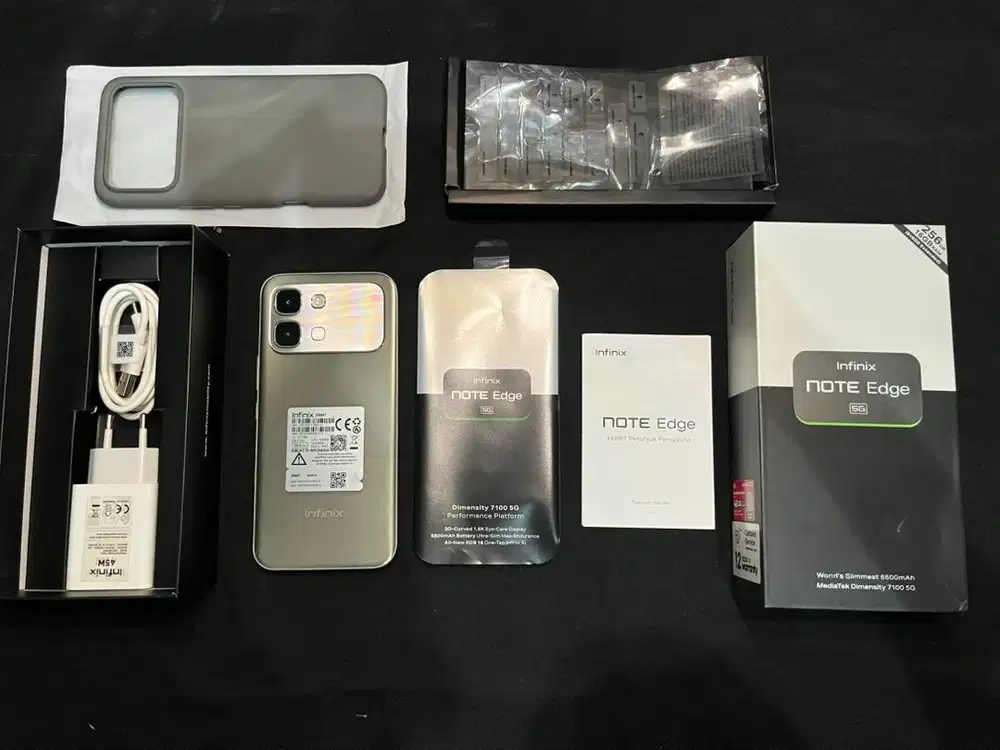 INFINIX NOTE EDGE 5G 8/256 100% MULUS pemakaian 3 Minggu