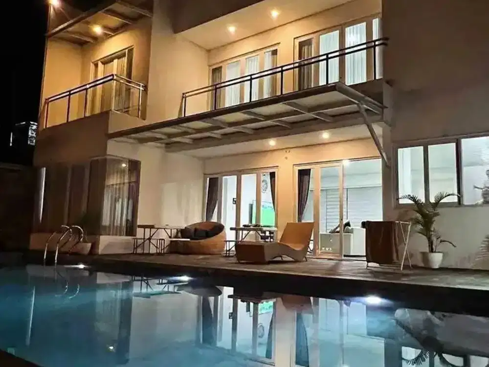 Dijual Termurah Rumah Villa Bagus Ada Kolam Renang Di Padasuka Bandung
