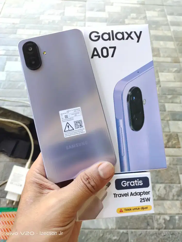 Samsung A07 4/128 Open Box 
Garansi Resmi 12 Bulan, 100% Like New