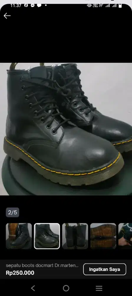 Jual sepatu Dr marteen