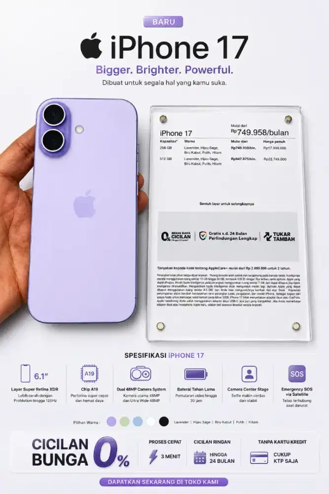 IPHONE 17 256/512