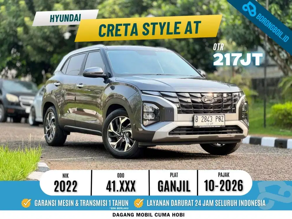 Km 41 rb Creta Style at 2022 Abu-abu metalik