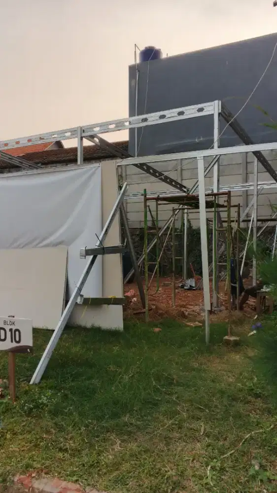 Pemasangan kanopi bajaringan