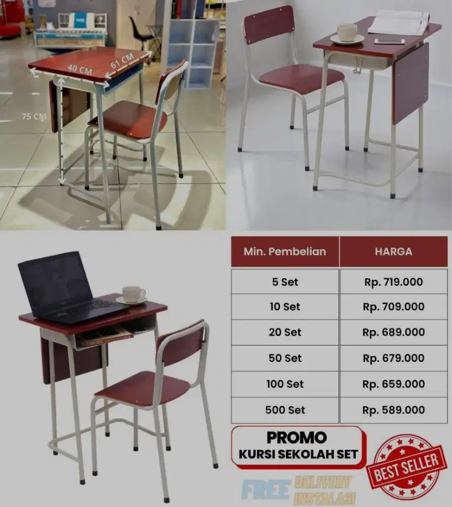 Kursi Sekolah Set Selma by Informa Beli Banyak Lebih Murah