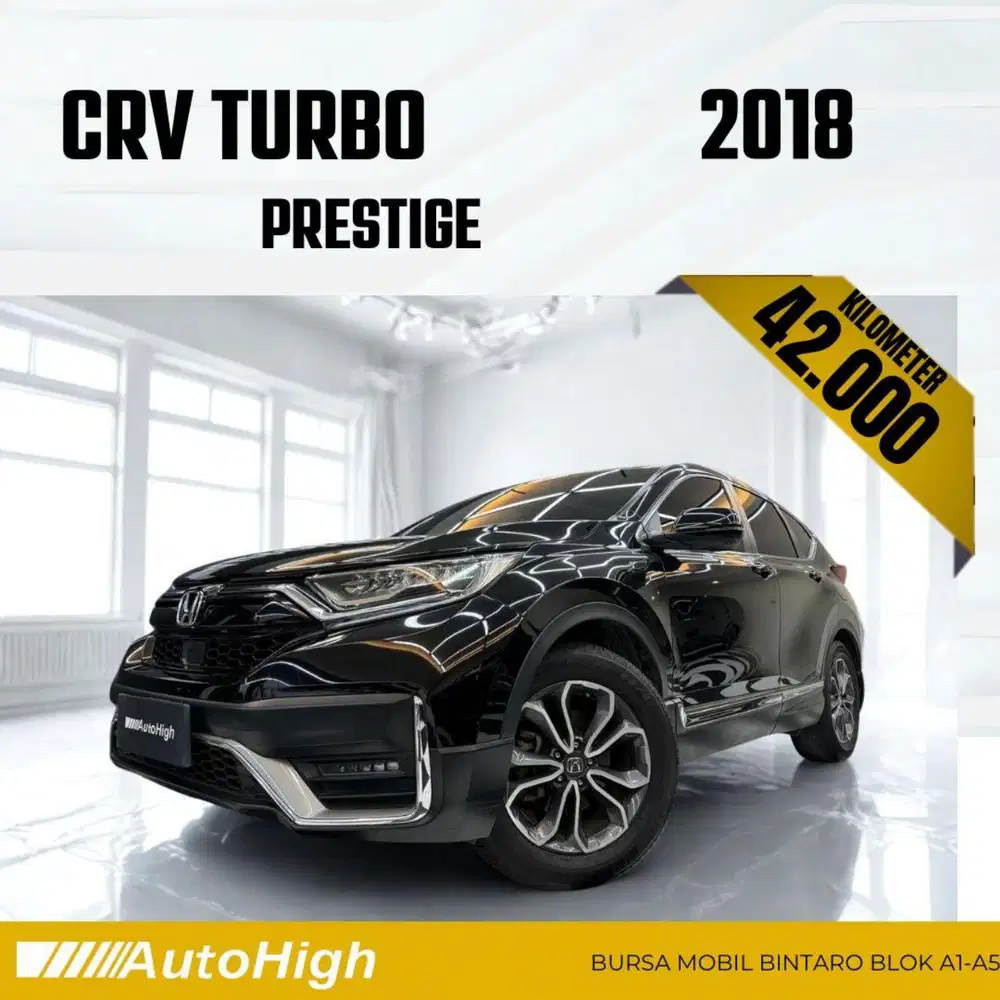DP10% [Km42.000] CRV 1.5 Turbo Prestige 2022 Black Reg 2023 #AUTOHIGH