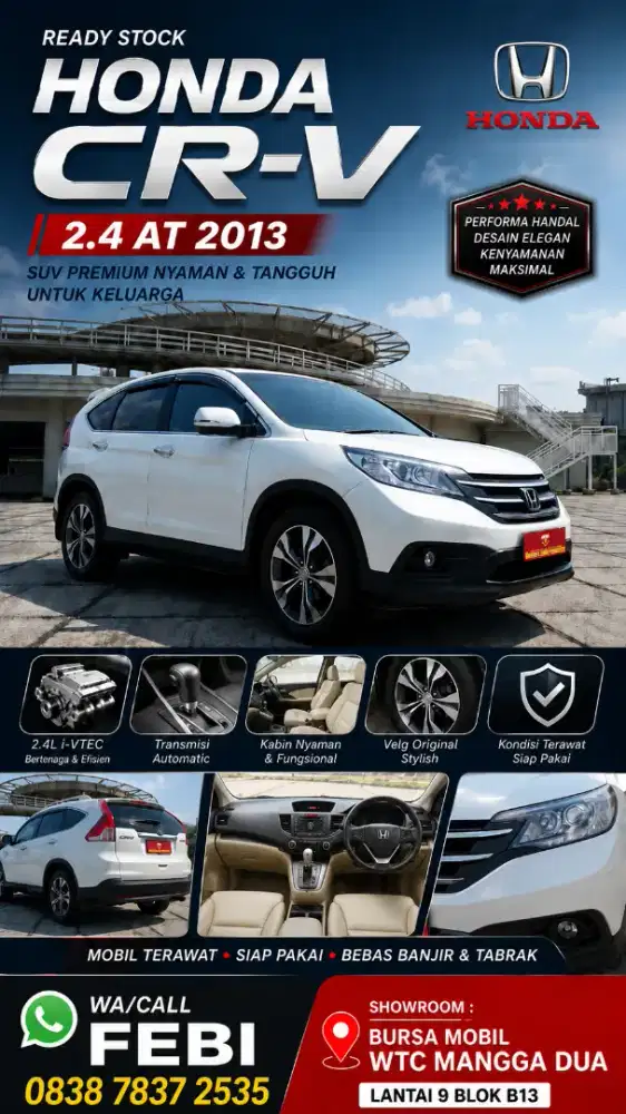 Honda CR-V 2.4 AT Matic 2013 Terawat