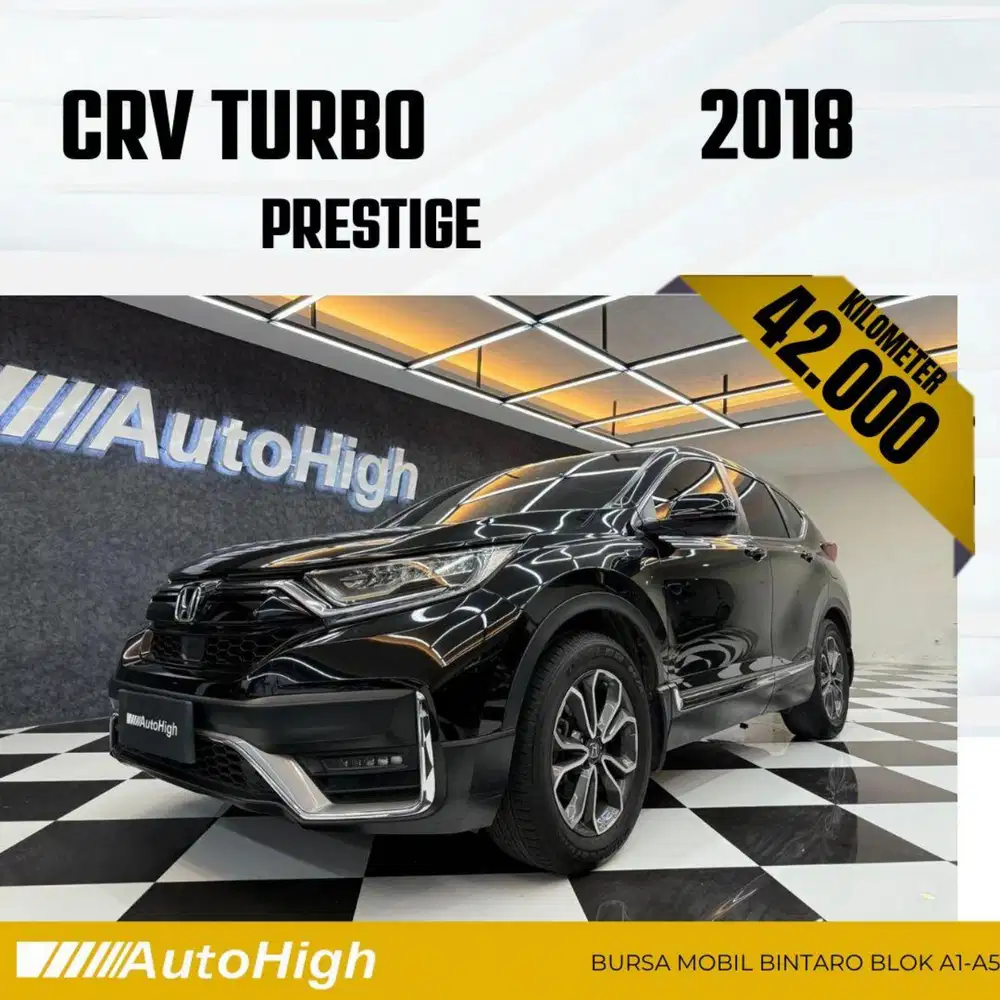 DP10% [Km42.000] CRV 1.5 Turbo Prestige 2022 Black Reg 2021 #AUTOHIGH