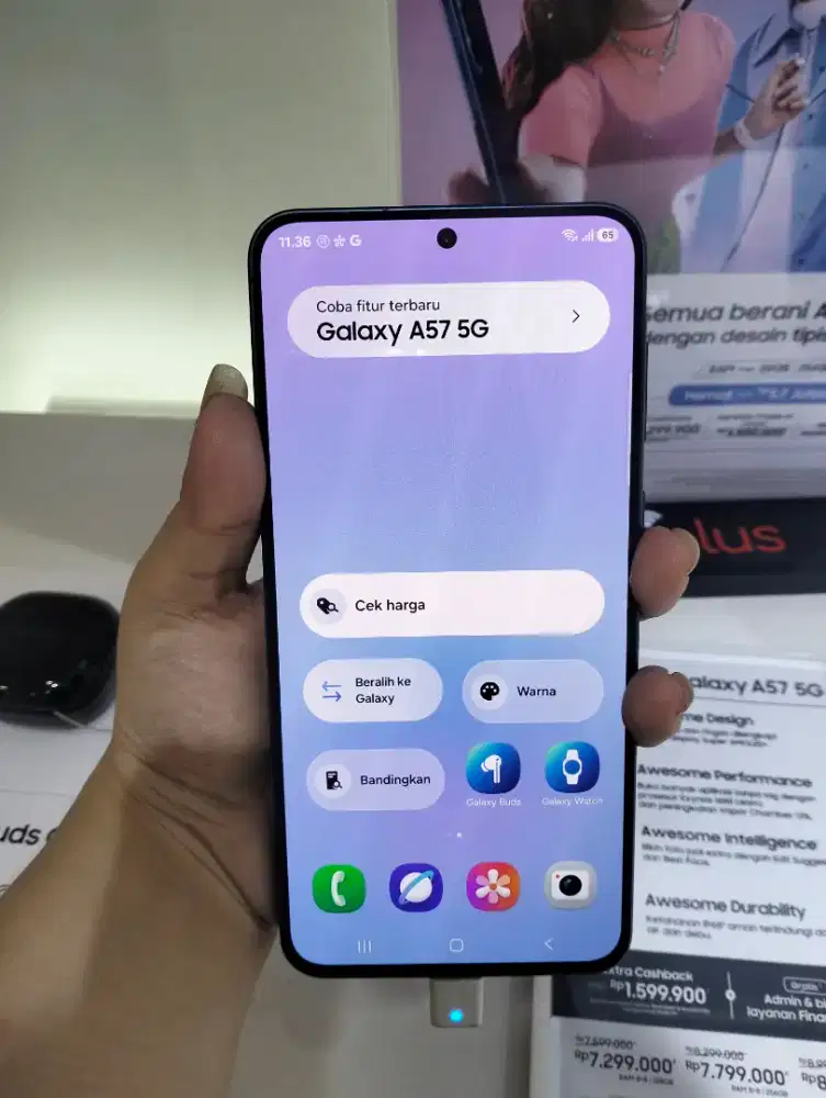 Samsung Galaxy A57 5G Ram 8+8/128GB Kredit tanpa dp
