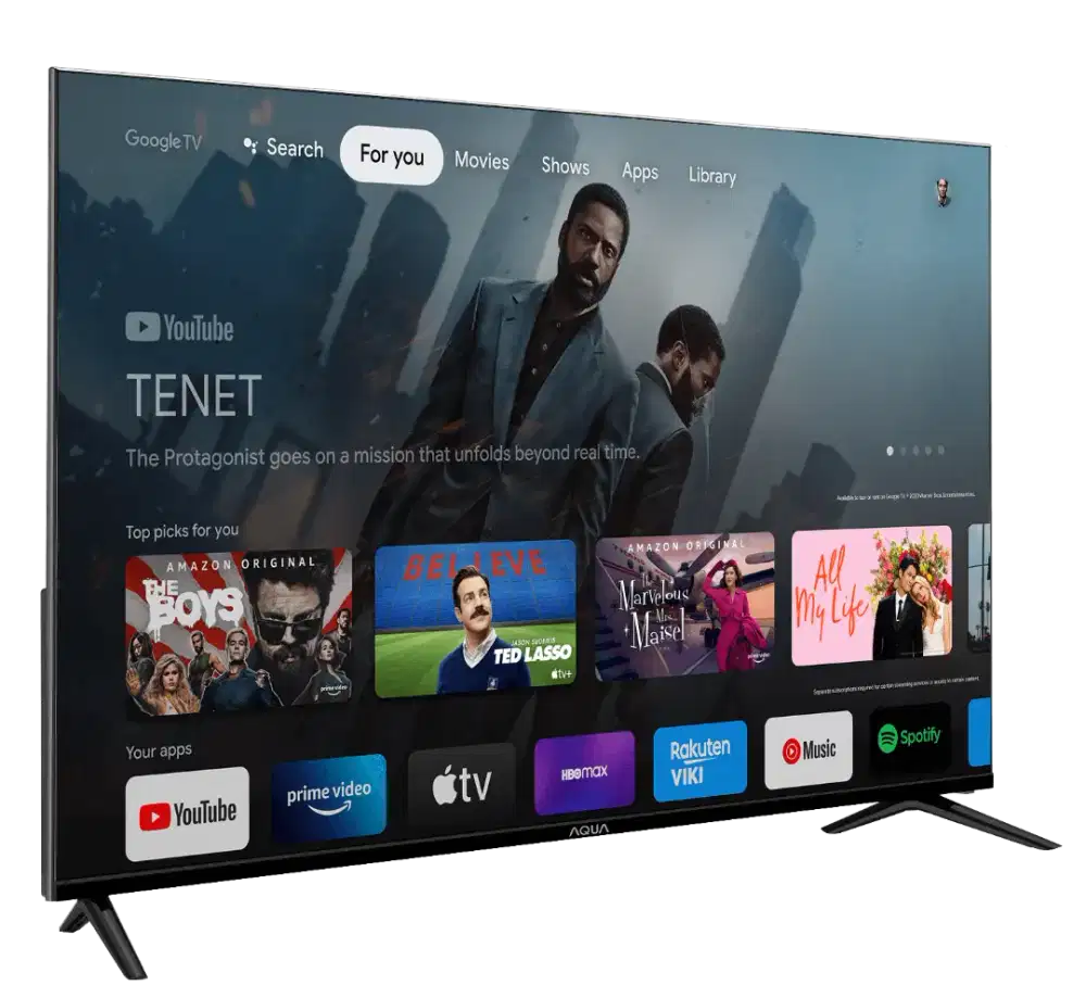 Dijual TV uk 58inch Merk AQUA GARANSI ON